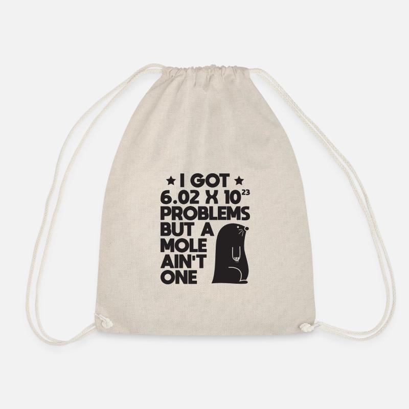 Mole Day Problems Avogadro's Number Gift - Drawstring Bag - nature