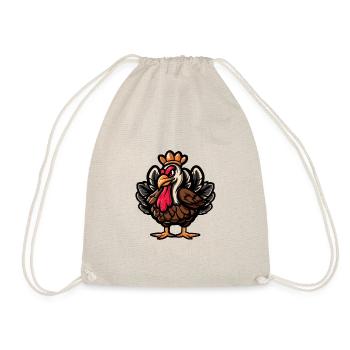 Truthan Comic Crown - Drawstring Bag - nature - Front