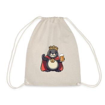 Phoque Animal Bière Drôle - Sac de sport léger - nature - Devant