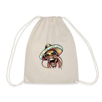 Lobster Crab Funny Sombrero - Drawstring Bag - nature - Front