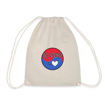 K POP is love - Drawstring Bag - nature - Front
