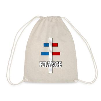 Cross of Lorraine 01 - Drawstring Bag - nature - Front