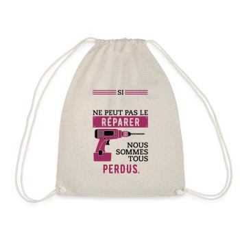 Si ... il ne peut pas réparer, nous sommes perdus - Sac de sport léger - nature - Devant