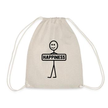 Figurine Happy Stick – Cool Happy Happiness - Sac de sport léger - nature - Devant