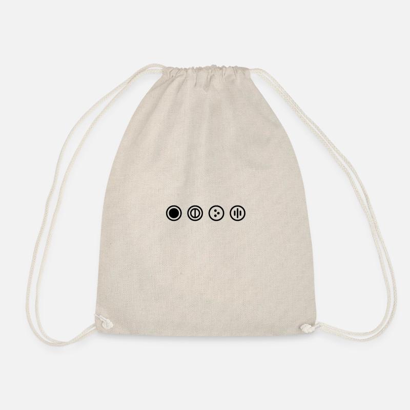 osu! gamemodes Taiko, CTB Mania rhythm game circles - Drawstring Bag - nature