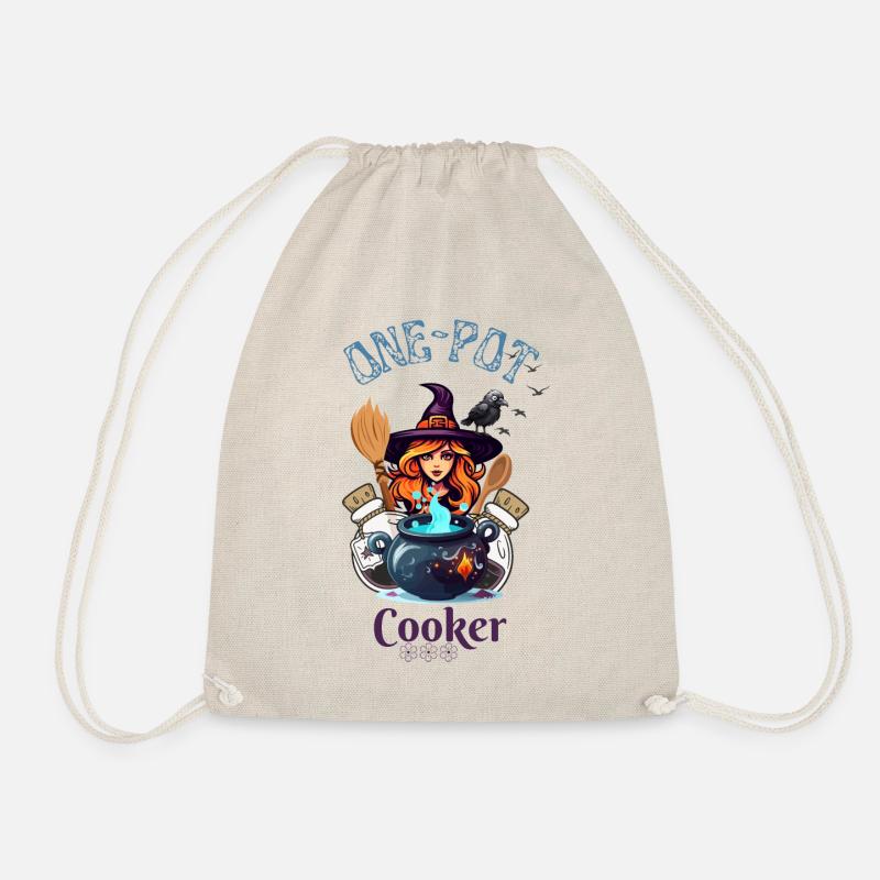 one-pot cooker witch - Turnbeutel - Natur