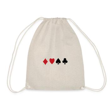 jeu de cartes - Sac de sport léger - nature - Devant