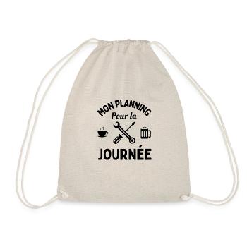mon planning pour la journée - Sac de sport léger - nature - Devant