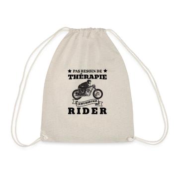 j'ai pas besoin de thérapie - Sac de sport léger - nature - Devant