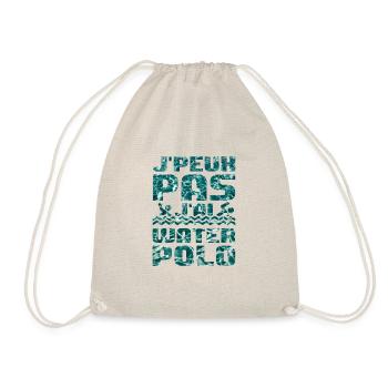 Je Peux Pas J'ai Water Polo Humour Sport - Sac de sport léger - nature - Devant