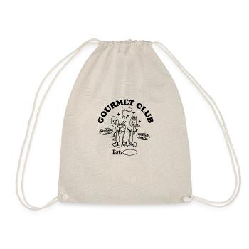 Gourmet Clubdesign - Turnbeutel - Natur - Vorne