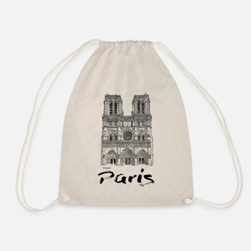 P.D. Moreno Notre Dame Kirche Paris - Turnbeutel - Natur