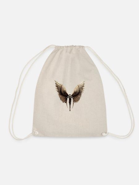 Wings - Drawstring Bag - nature
