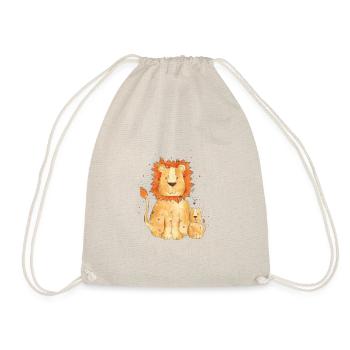 Löwe Lion - Sac de sport léger - nature - Devant