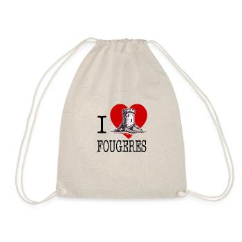 i love fougeres by i love bretagne - Sac de sport léger - nature - Devant