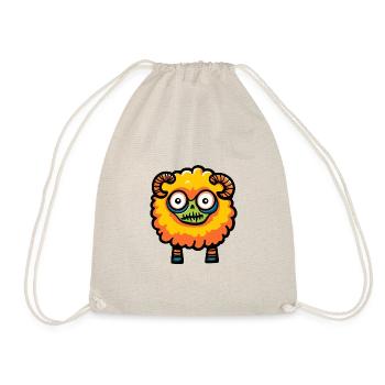 Sheep Halloween Comic - Drawstring Bag - nature - Front