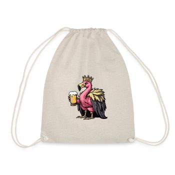 Flamingo Bière Drôle - Sac de sport léger - nature - Devant