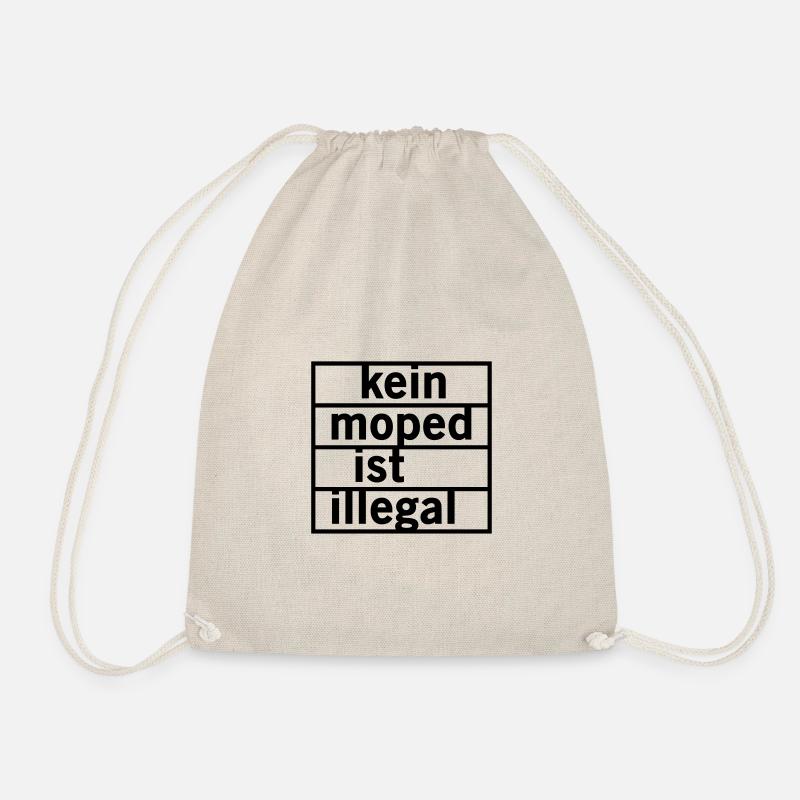 Kein Moped ist illegal - Turnbeutel - Natur