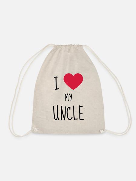 Onkel / Tante / Vetter / Cousin / Kusine - Turnbeutel - Natur