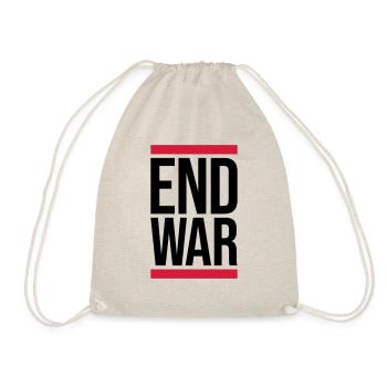 End War Stop - Turnbeutel - Natur - Vorne