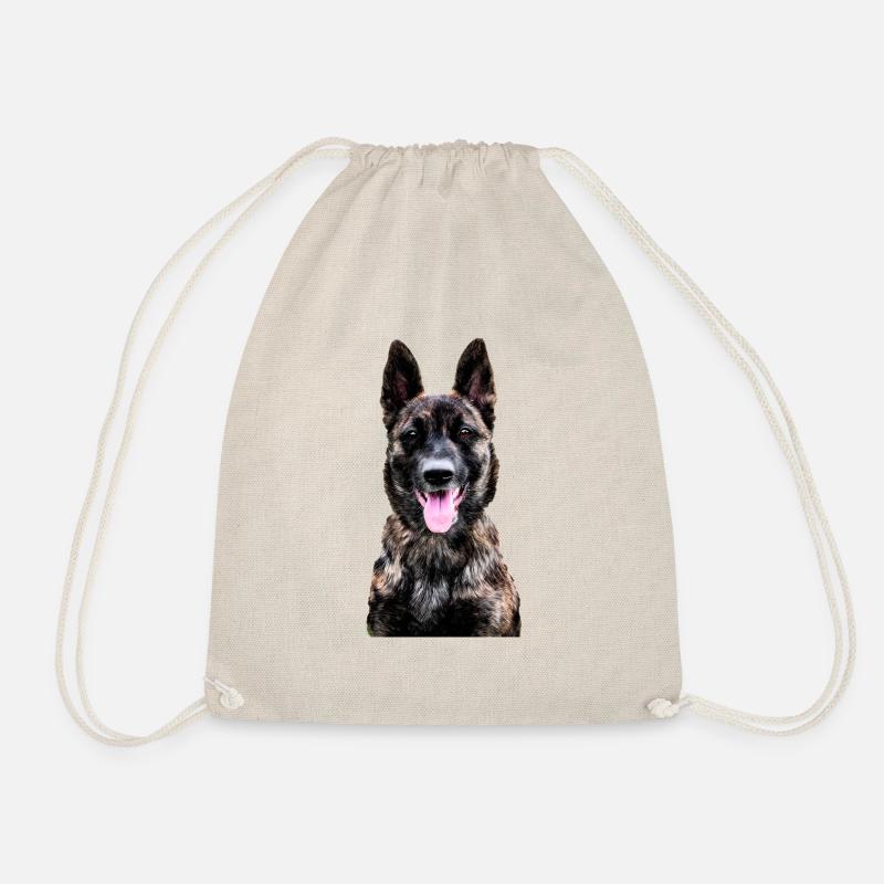 Holländischer Schäferhund - Turnbeutel - Natur