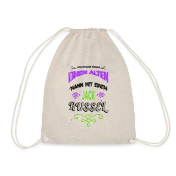 Grandfather's Wisdom Birthday Gift - Drawstring Bag - nature - Front