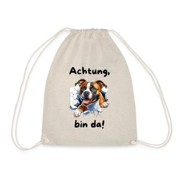 Staff Bin da - Turnbeutel - Natur - Vorne