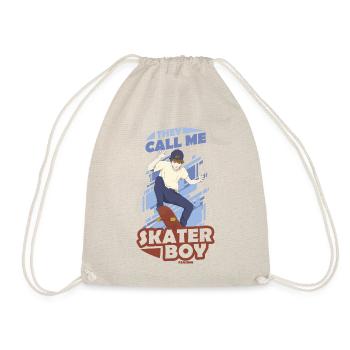 Skater Boy Brother Son Gift - Drawstring Bag - nature - Front