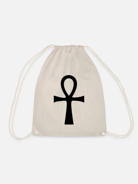 Ankh Ägypten Symbol - Turnbeutel - Natur
