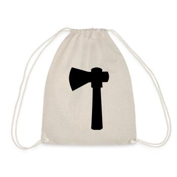 axe - Drawstring Bag - nature - Front