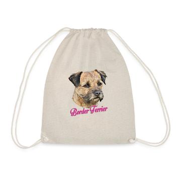 Border Terrier - Sac de sport léger - nature - Devant