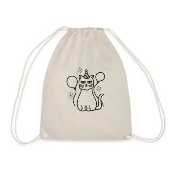 Chat grincheux - Sac de sport léger - nature - Devant