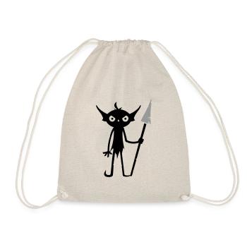 Goblin Orc Monster - Drawstring Bag - nature - Front
