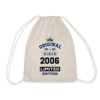 2006 limited edition Geburtstag - Turnbeutel - Natur - Vorne