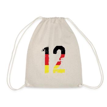 Maillot 12 numéros Allemagne - Sac de sport léger - nature - Devant