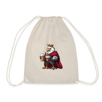 Adler Bier Lustig - Turnbeutel - Natur - Vorne