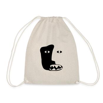 doubleface head heads double head devil phantom # - Drawstring Bag - nature - Front