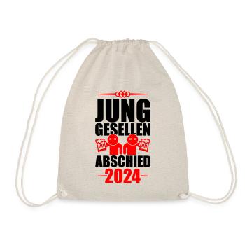 Bachelor Party 2024 Bachelor Party - Drawstring Bag - nature - Front