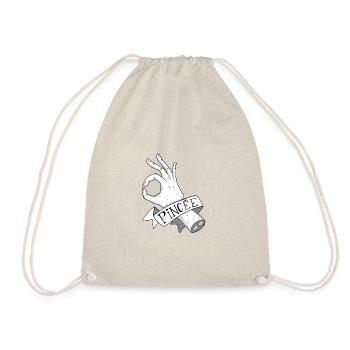 Rough Translation # 1 - Drawstring Bag - nature - Front