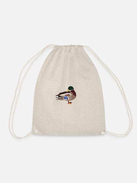 duck - Drawstring Bag - nature