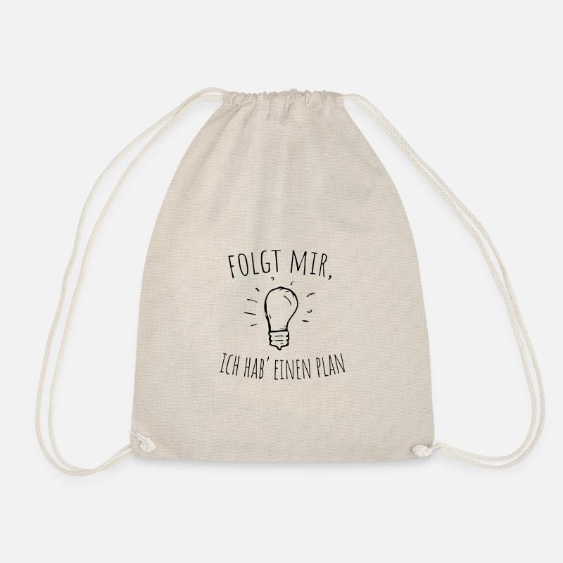 light bulb - Drawstring Bag - nature