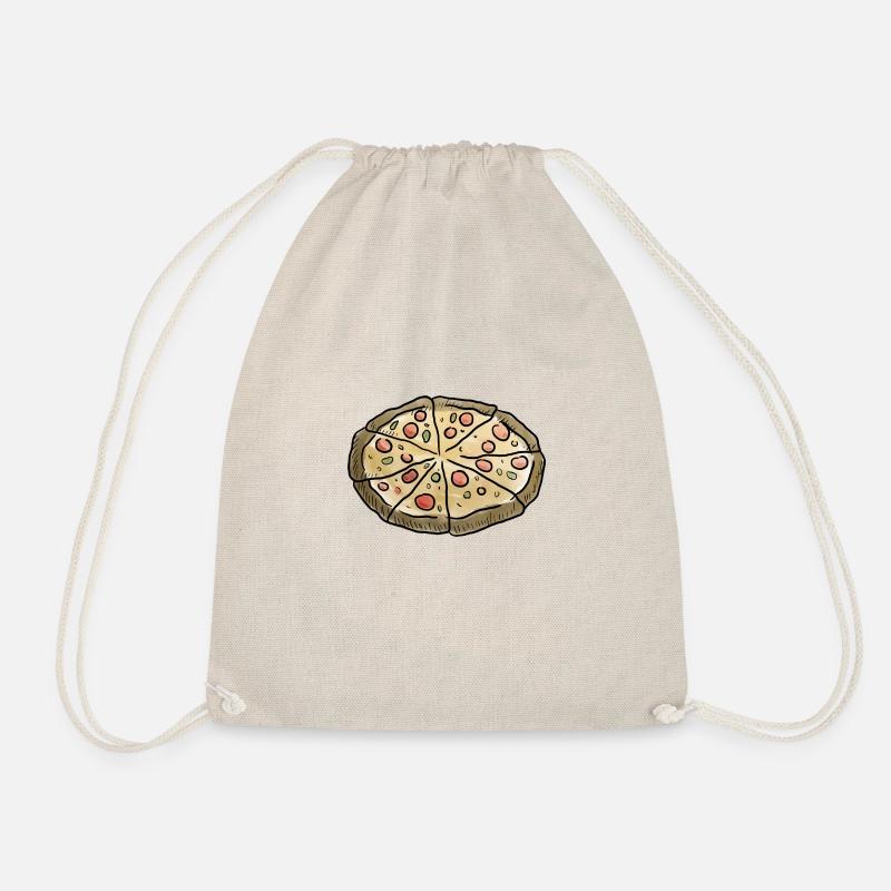 Pizza - Turnbeutel - Natur