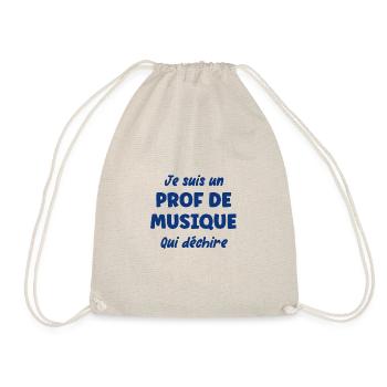 Je suis un prof de musique - Sac de sport léger - nature - Devant