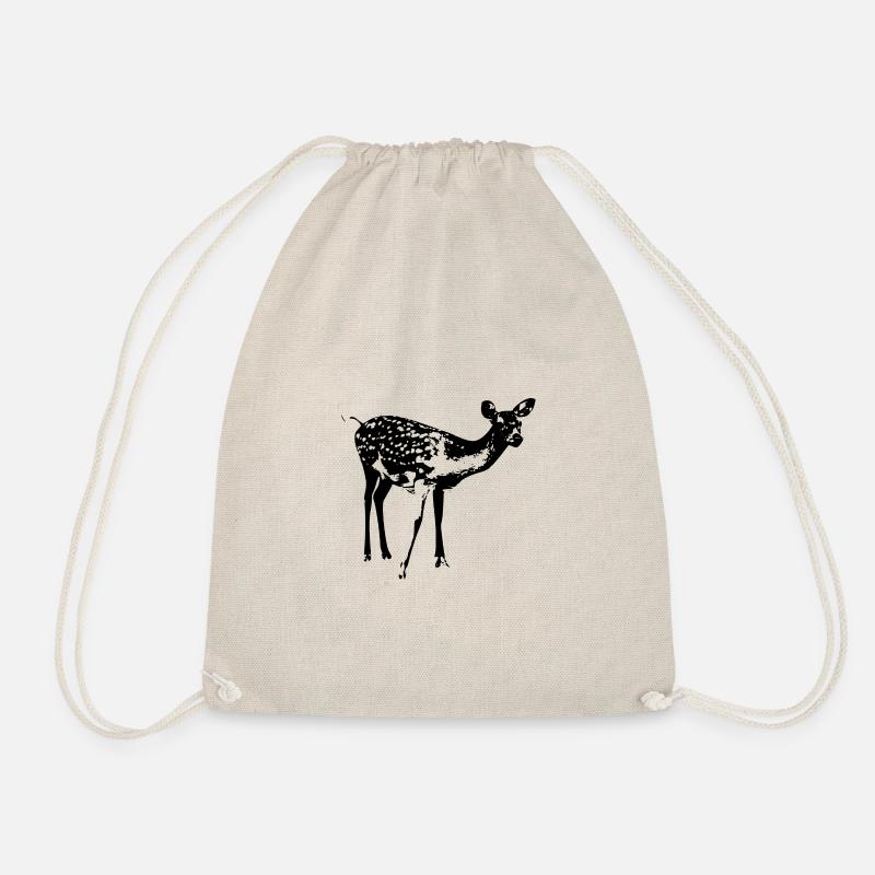 Roe deer Roe deer Roe deer - Drawstring Bag - nature