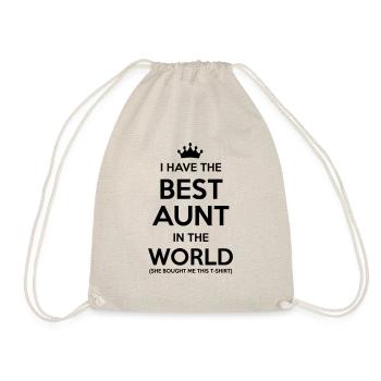 i have the best aunt in the world - Turnbeutel - Natur - Vorne