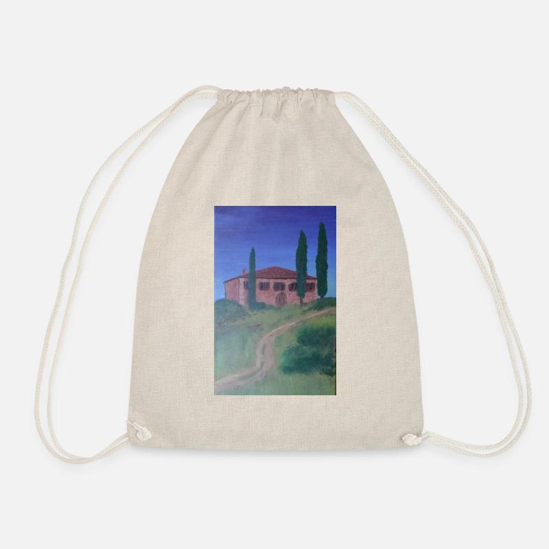 Acryl toscana - Turnbeutel - Natur
