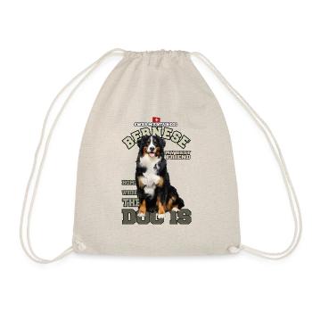 Bernese Mountain Dog - Swiss Mountain Dog - Drawstring Bag - nature - Front