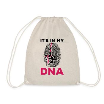 It's In My DNA Acrobatics Acrobat Gymnastics Gymna - Turnbeutel - Natur - Vorne