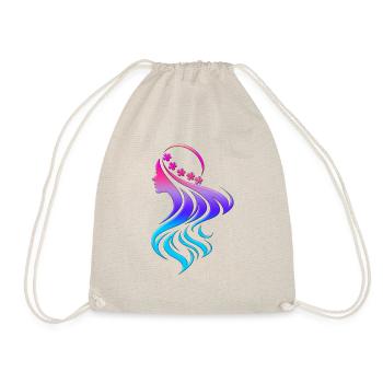 Mode trendy cool vogue girly style frauen girl - Turnbeutel - Natur - Vorne