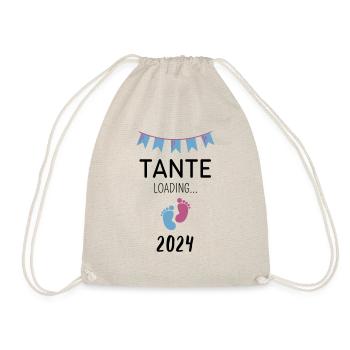 Tante Loading... 2024 - Turnbeutel - Natur - Vorne